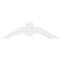 Ekena Millwork Archdale Architectural Grade PVC Gable Bracket, 36"W x 10 1/2"H x 4"D x 4"F, 7/12 Pitch GBP036X11X0404ARC00 - alternate 3